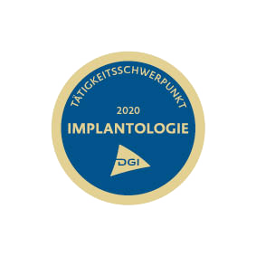 Plakette Implantologie 2020
